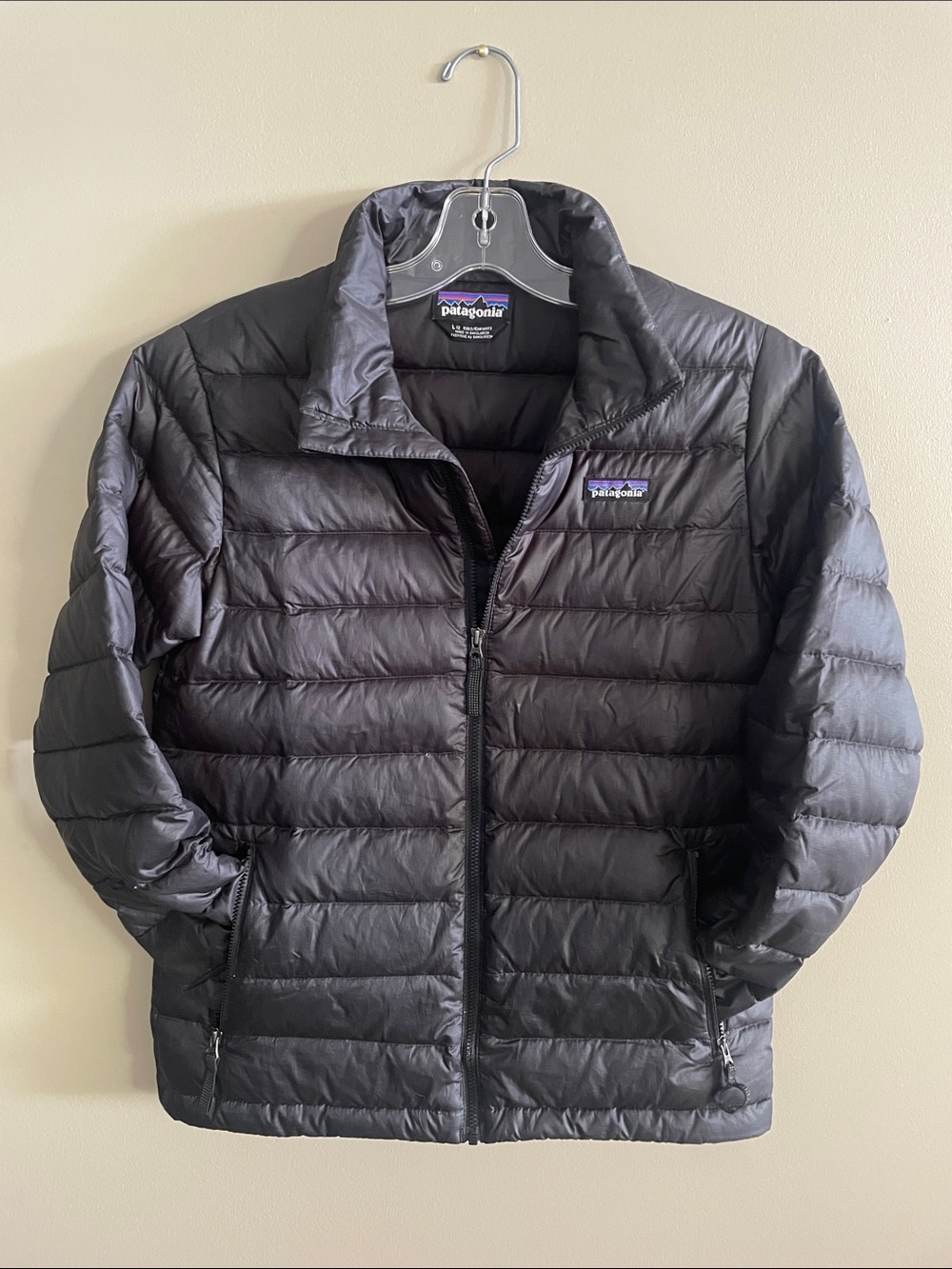 Patagonia Boy’s Black Quilted Down Puffer Jacket